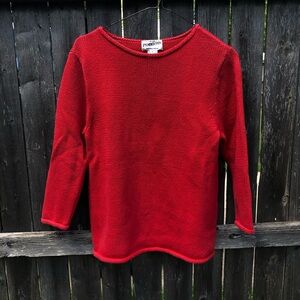 Pendleton Bright Red Crewneck Sweater